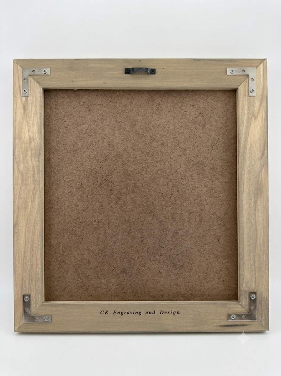 1776 Patriotic Eagle Engraved Frame