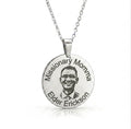 Missionary Mom/Dad Pendant – Personalized Sterling Silver Photo Keepsake