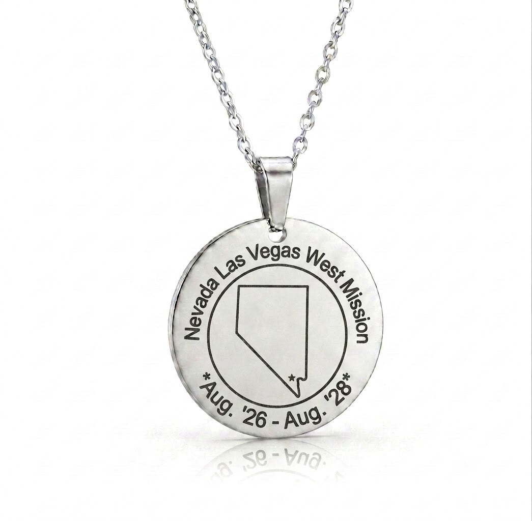 Missionary Mom/Dad Pendant – Personalized Sterling Silver Photo Keepsake